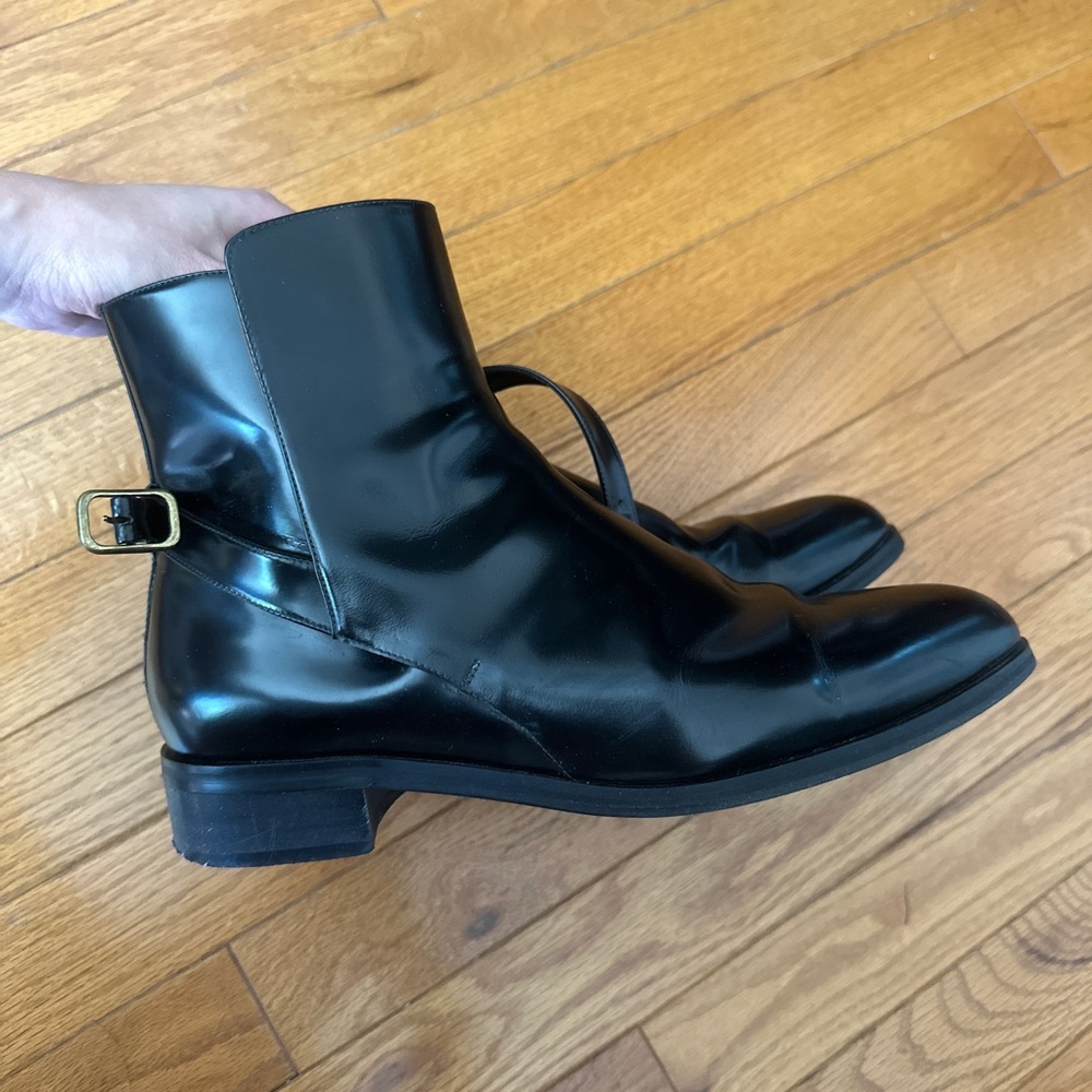 Margaux Black Leather Jodhpur Boots Made in Spain - Picture 4 of 7